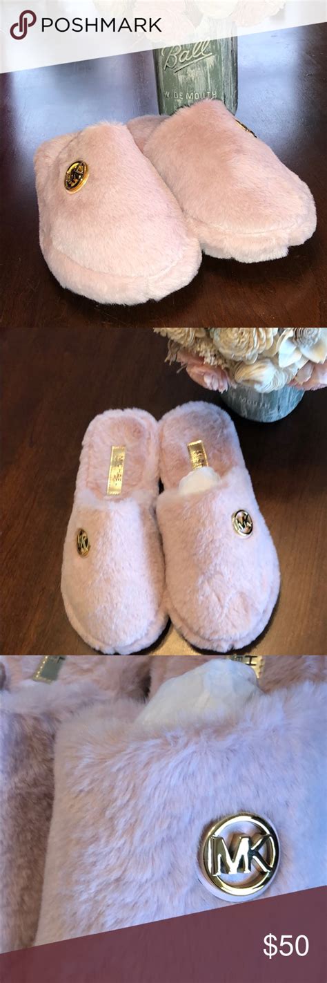 pink slippers michael kors|michael kors slippers on sale.